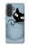 S2641 ポケット黒猫 Pocket Black Cat Samsung Galaxy A57 バックケース、フリップケース・カバー