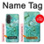 S2653 ドラゴングリーンターコイズストーングラフィックプリント Chinese Dragon Green Turquoise Stone Graphic Printed Samsung Galaxy A57 バックケース、フリップケース・カバー