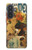 S2740 アルフォンス・ミュシャ Alphonse Mucha Bieres De La Muse Samsung Galaxy A57 バックケース、フリップケース・カバー