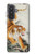 S2751 虎の絵画 Chinese Tiger Brush Painting Samsung Galaxy A57 バックケース、フリップケース・カバー