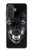 S2823 ブラックウルフ Black Wolf Blue Eyes Face Samsung Galaxy A57 バックケース、フリップケース・カバー