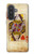 S2833 ポーカーカード ハートの女王 Poker Card Queen Hearts Samsung Galaxy A57 バックケース、フリップケース・カバー