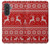 S2835 クリスマス トナカイ パターン Christmas Reindeer Knitted Pattern Samsung Galaxy A57 バックケース、フリップケース・カバー