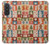 S2854 かわいいクリスマスのパターン Cute Xmas Pattern Samsung Galaxy A57 バックケース、フリップケース・カバー