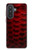 S2879 レッドアロワナのスケール Red Arowana Fish Scale Samsung Galaxy A57 バックケース、フリップケース・カバー