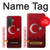 S2991 七面鳥サッカー Turkey Football Soccer Flag Samsung Galaxy A57 バックケース、フリップケース・カバー