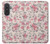 S3095 ヴィンテージ・バラ Vintage Rose Pattern Samsung Galaxy A57 バックケース、フリップケース・カバー