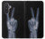 S3101 X線平和サイン手指 X-ray Peace Sign Fingers Samsung Galaxy A57 バックケース、フリップケース・カバー