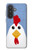 S3254 鶏の漫画 Chicken Cartoon Samsung Galaxy A57 バックケース、フリップケース・カバー