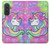 S3264 パステルユニコーン Pastel Unicorn Samsung Galaxy A57 バックケース、フリップケース・カバー