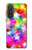 S3292 カラフルディスコスター Colourful Disco Star Samsung Galaxy A57 バックケース、フリップケース・カバー