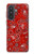 S3354 赤バンダナ Red Classic Bandana Samsung Galaxy A57 バックケース、フリップケース・カバー