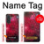 S3368 ゾディアックレッドギャラクシー Zodiac Red Galaxy Samsung Galaxy A57 バックケース、フリップケース・カバー