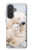 S3373 シロクマ抱擁家族 Polar Bear Hug Family Samsung Galaxy A57 バックケース、フリップケース・カバー