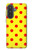 S3526 赤い水玉 Red Spot Polka Dot Samsung Galaxy A57 バックケース、フリップケース・カバー