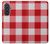 S3535 レッドギンガム Red Gingham Samsung Galaxy A57 バックケース、フリップケース・カバー