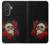 S3753 ダークゴシックゴススカルローズ Dark Gothic Goth Skull Roses Samsung Galaxy A57 バックケース、フリップケース・カバー