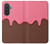 S3754 ストロベリーアイスクリームコーン Strawberry Ice Cream Cone Samsung Galaxy A57 バックケース、フリップケース・カバー