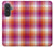 S3941 LGBT レズビアン プライド フラグ チェック柄 LGBT Lesbian Pride Flag Plaid Samsung Galaxy A57 バックケース、フリップケース・カバー