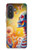 S3976 カラフルな骸骨 Colorful Skeleton Samsung Galaxy A57 バックケース、フリップケース・カバー