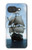 S1096 海で帆船 Sailing Ship in an Ocean Google Pixel 10a バックケース、フリップケース・カバー