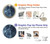 S2799 ライトブルーマーブルストーン グラフィックプリント Light Blue Marble Stone Texture Printed Google Pixel 10a バックケース、フリップケース・カバー