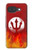 S2803 火災レッドデビル槍シンボル Fire Red Devil Spear Symbol Google Pixel 10a バックケース、フリップケース・カバー