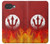 S2803 火災レッドデビル槍シンボル Fire Red Devil Spear Symbol Google Pixel 10a バックケース、フリップケース・カバー