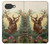 S2841 ヴィンテージ トナカイ クリスマス Vintage Reindeer Christmas Google Pixel 10a バックケース、フリップケース・カバー