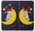 S2849 かわいいスリーピーフクロウ Cute Sleepy Owl Moon Night Google Pixel 10a バックケース、フリップケース・カバー