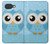 S3029 かわいい青いフクロウ Cute Blue Owl Google Pixel 10a バックケース、フリップケース・カバー