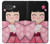 S3042 雛人形 着物桜 Japan Girl Hina Doll Kimono Sakura Google Pixel 10a バックケース、フリップケース・カバー