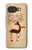 S3081 トナカイ Wooden Raindeer Graphic Printed Google Pixel 10a バックケース、フリップケース・カバー