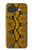 S3365 黄パイソンの皮膚 グラフィックプリント Yellow Python Skin Graphic Print Google Pixel 10a バックケース、フリップケース・カバー