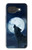 S3693 グリムホワイトウルフ満月 Grim White Wolf Full Moon Google Pixel 10a バックケース、フリップケース・カバー