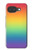 S3698 LGBTグラデーションプライドフラグ LGBT Gradient Pride Flag Google Pixel 10a バックケース、フリップケース・カバー