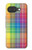S3942 LGBTQ レインボーチェック柄タータンチェック LGBTQ Rainbow Plaid Tartan Google Pixel 10a バックケース、フリップケース・カバー