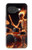 S3985 火の頭蓋骨のドラマー Fire Skull Drummer Google Pixel 10a バックケース、フリップケース・カバー