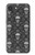 S2371 スカルヴィンテージモノクロのパターン Skull Vintage Monochrome Pattern iPhone 17e バックケース、フリップケース・カバー
