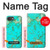 S2377 ターコイズの宝石用原石のグラフィックプリント Turquoise Gemstone Texture Graphic Printed iPhone 17e バックケース、フリップケース・カバー
