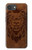 S2529 レオゾディアックタトゥーブラウングラフィック Leo Zodiac Tattoo Brown Graphic Print iPhone 17e バックケース、フリップケース・カバー