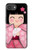 S3042 雛人形 着物桜 Japan Girl Hina Doll Kimono Sakura iPhone 17e バックケース、フリップケース・カバー