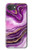S3896 紫色の大理石の金の筋 Purple Marble Gold Streaks iPhone 17e バックケース、フリップケース・カバー