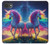 S3977 カラフルなユニコーン Colorful Unicorn iPhone 17e バックケース、フリップケース・カバー