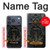 S4106 アンカーと舵輪アート Vintage Maritime Anchor Helm Art iPhone 17 Pro バックケース、フリップケース・カバー