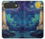 S4092 月夜の灯台風景 Moonlit Lighthouse Coastal Painting iPhone Air バックケース、フリップケース・カバー