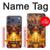 S4090 炎のドラゴンアート Epic Fire Dragon Fantasy Illustration iPhone 17 Pro Max バックケース、フリップケース・カバー