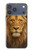S4093 王冠ライオンアート Royal Lion Portrait Artwork iPhone 17 Pro Max バックケース、フリップケース・カバー