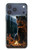 S4095 森のクマ幻想画 Majestic Bear Indian Wilderness Art iPhone 17 Pro Max バックケース、フリップケース・カバー