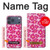 S4097 ピンク花柄 Pink Floral Seamless Pattern Design iPhone 17 Pro Max バックケース、フリップケース・カバー